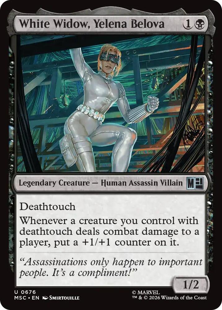 White Widow Yelena Belova 676 (Commander: Marvel Super Heroes)  - Foil