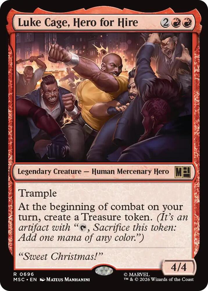 Luke Cage Hero for Hire 696 (Commander: Marvel Super Heroes)  - Foil