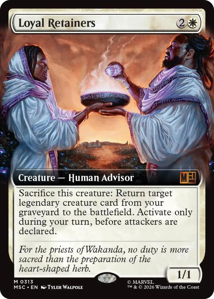 Loyal Retainers 313 (Commander: Marvel Super Heroes)  - Extended Art