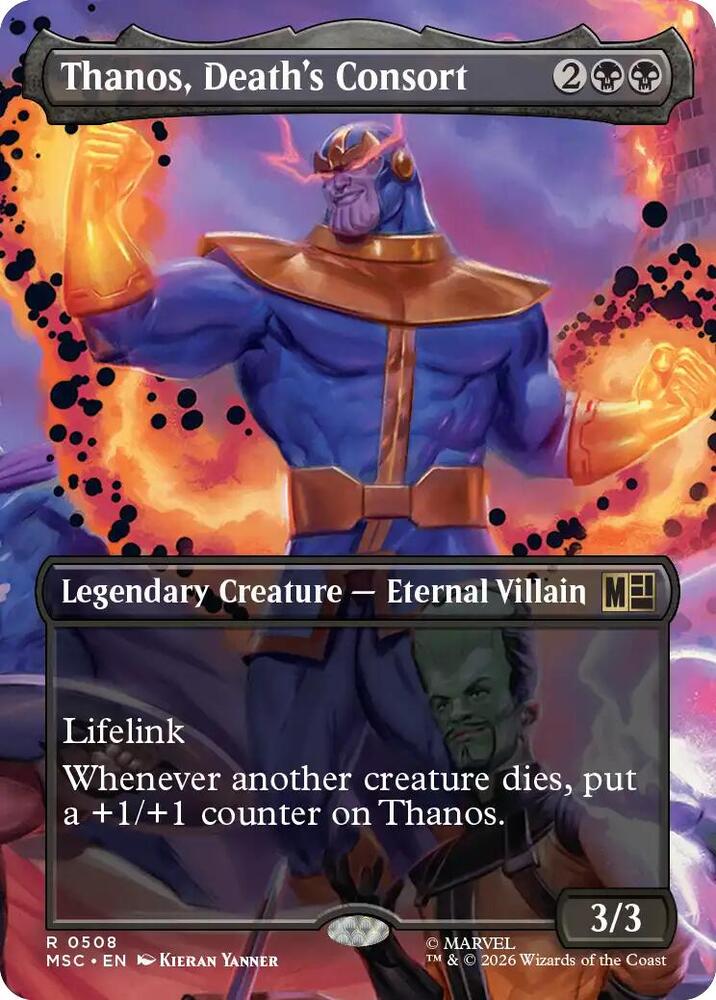 Thanos Deaths Consort Extended Art 508 (Commander: Marvel Super Heroes) 