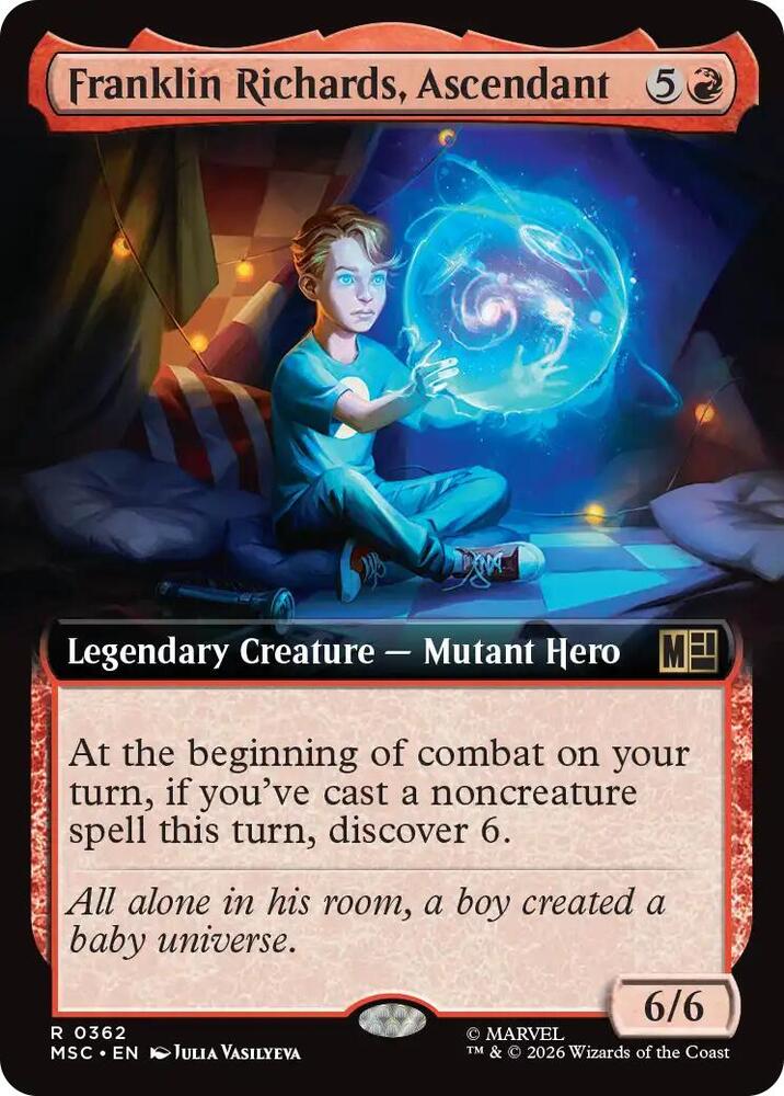 Franklin Richards Ascendant Extended Art 362 (Commander: Marvel Super Heroes) 