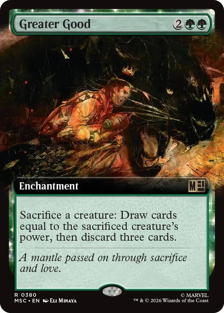Greater Good 380 (Commander: Marvel Super Heroes)  - Extended Art