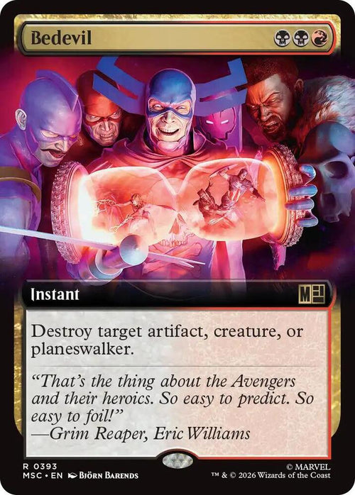 Bedevil 393 (Commander: Marvel Super Heroes)  - Extended Art
