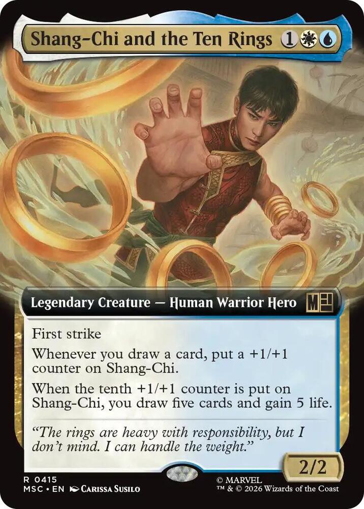Shang Chi and the Ten Rings Extended Art 415 (Commander: Marvel Super Heroes) 