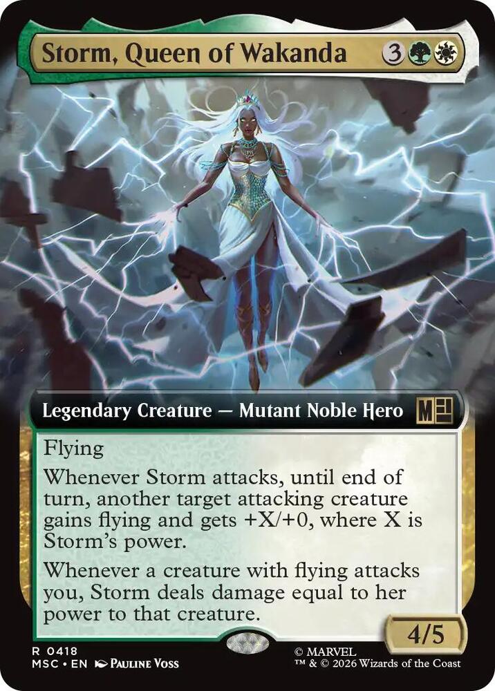 Storm, Queen of Wakanda 418 (Commander: Marvel Super Heroes)  - Extended Art