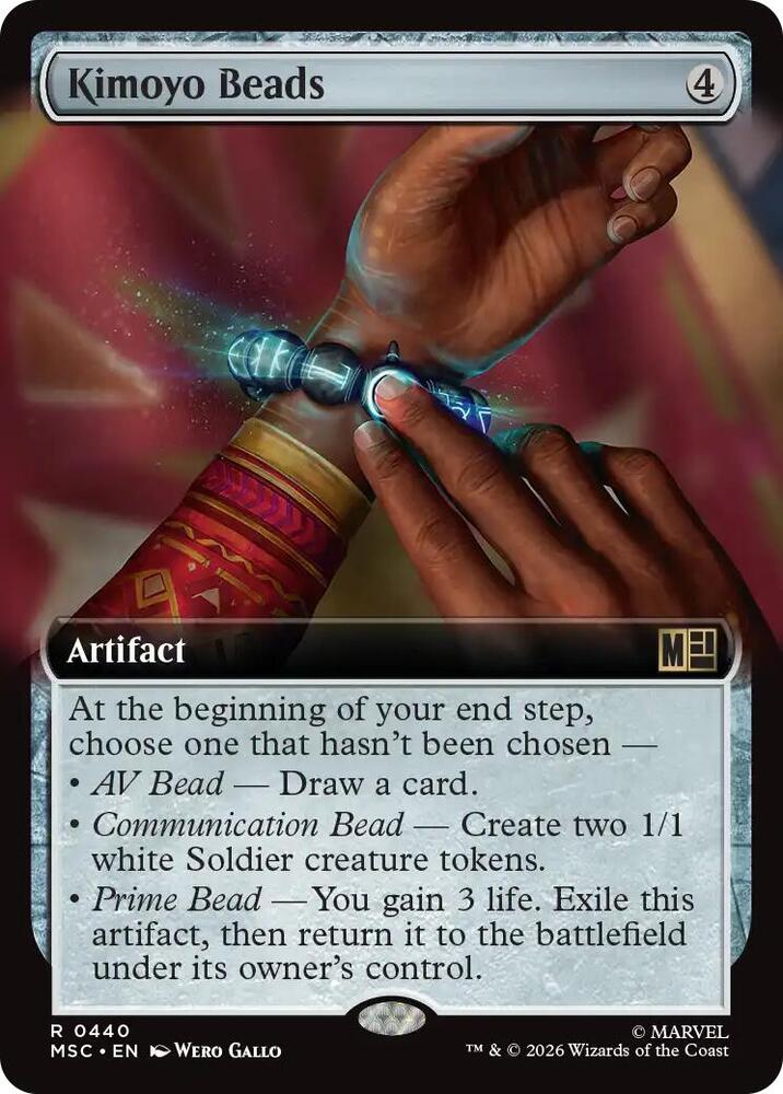 Kimoyo Beads 440 (Commander: Marvel Super Heroes)  - Extended Art