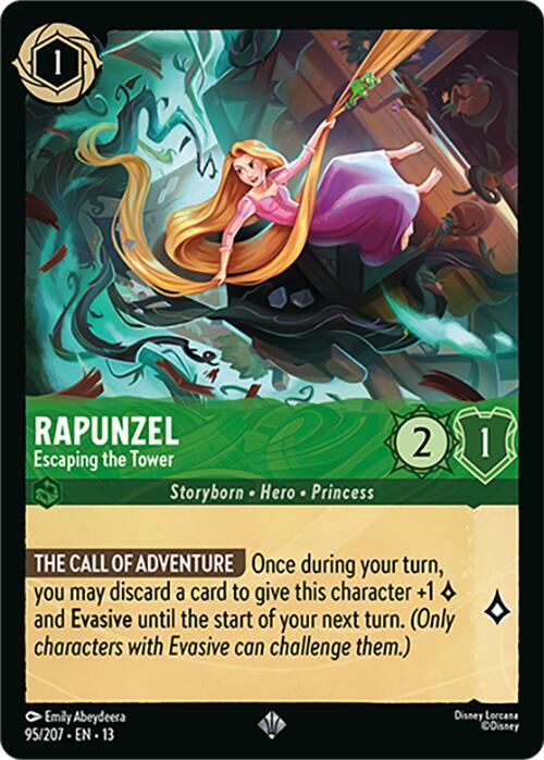 Rapunzel, Escaping the Tower 95/204 (Attack of the Vine!) 