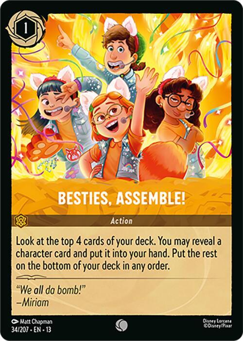 Besties, Assemble 34/207 (Attack of the Vine!)  - Cold Foil