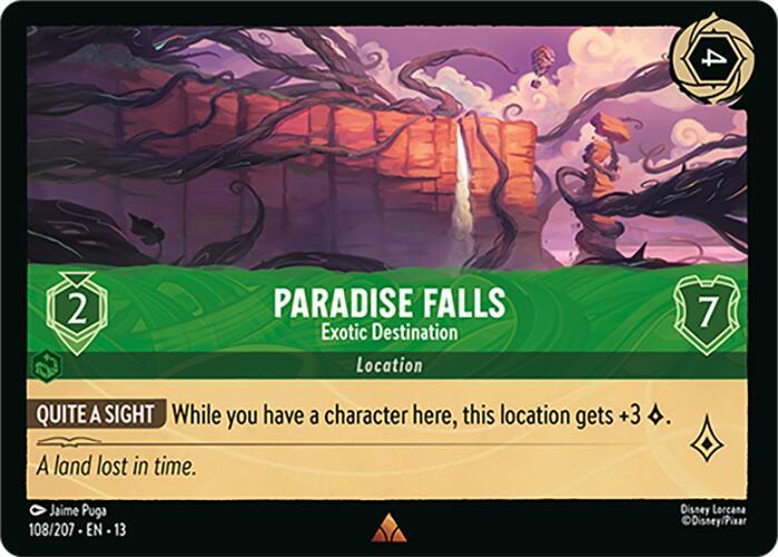 Paradise Falls, Exotic Destination 108/207 (Attack of the Vine!)  - Cold Foil