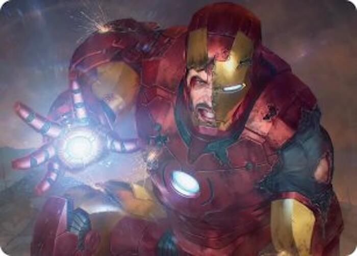 Heroic Sacrifice Art Card 31 (Art Series: Marvel Super Heroes) 
