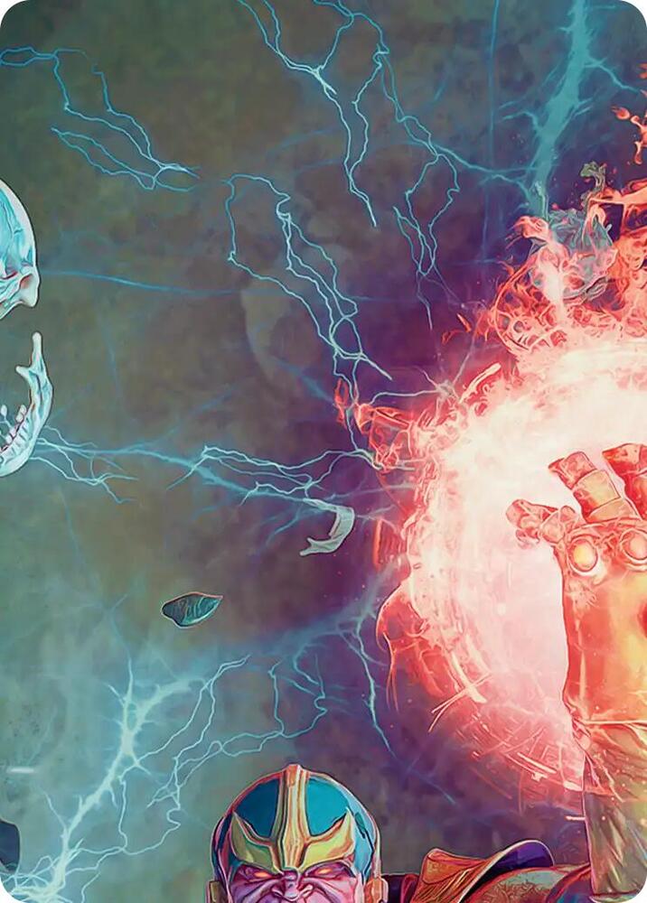 Thanos the Mad Titan Art Card 2 9 2 (Art Series: Marvel Super Heroes) 