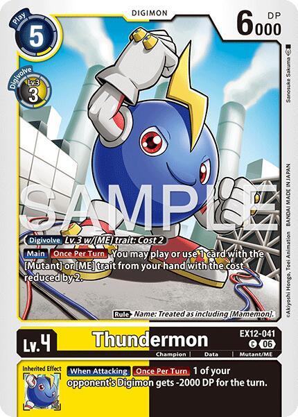Thundermon EX12-041 C (Digital World Shambala) 
