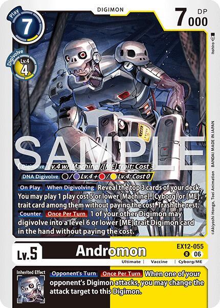 Andromon EX12-055 R (Digital World Shambala)  - Foil