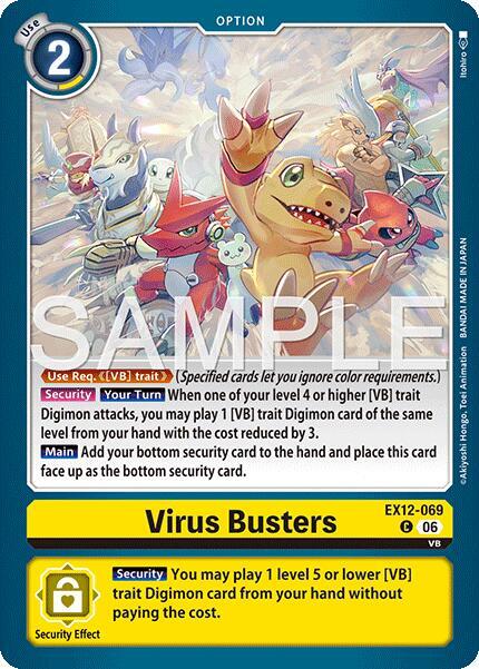 Virus Busters EX12-069 C (Digital World Shambala) 