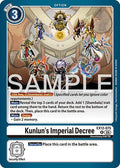Kunluns Imperial Decree EX12-075 R (Digital World Shambala)  - Foil