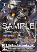 Machinedramon ACE Alternate Art EX12-059 SR (Digital World Shambala)  - Foil