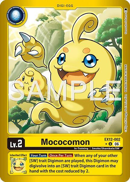 Mococomon Limited Foil EX12-002 U (Digital World Shambala)  - Foil