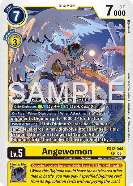 Angewomon EX12-044 R (Digital World Shambala)  - Foil