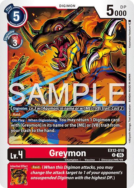 Greymon EX12-010 U (Digital World Shambala) 