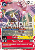 Siriusmon Planet Punch EX12-018 SR (Digital World Shambala)  - Foil
