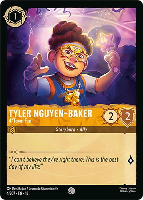 Tyler Nguyen-Baker, 4*Town Fan 4/204 (Attack of the Vine!) 