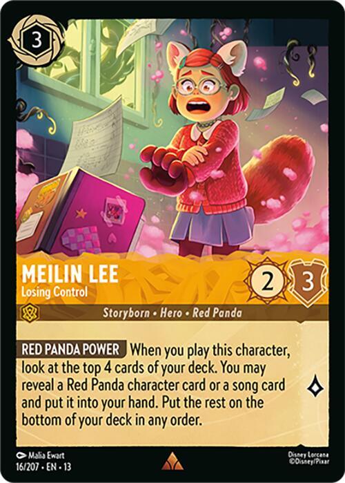 Meilin Lee, Losing Control 16/207 (Attack of the Vine!) 