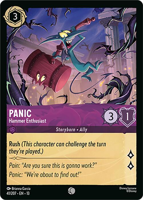 Panic, Hammer Enthusiast 41/207 (Attack of the Vine!)  - Cold Foil