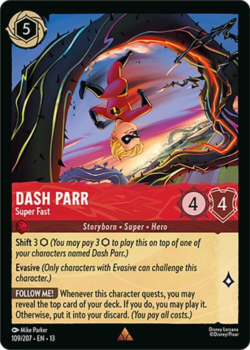 Dash Parr, Super Fast 109/204 (Attack of the Vine!) 