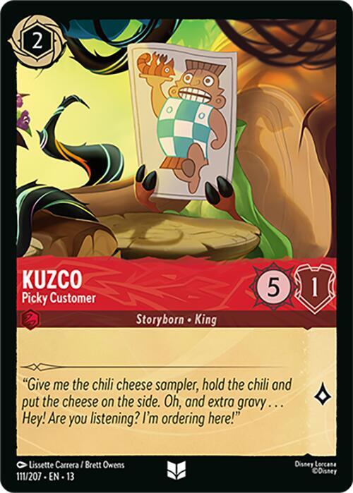 Kuzco, Picky Customer 111/204 (Attack of the Vine!) 
