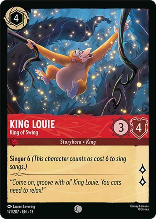 King Louie, King of Swing 121/204 (Attack of the Vine!)  - Cold Foil