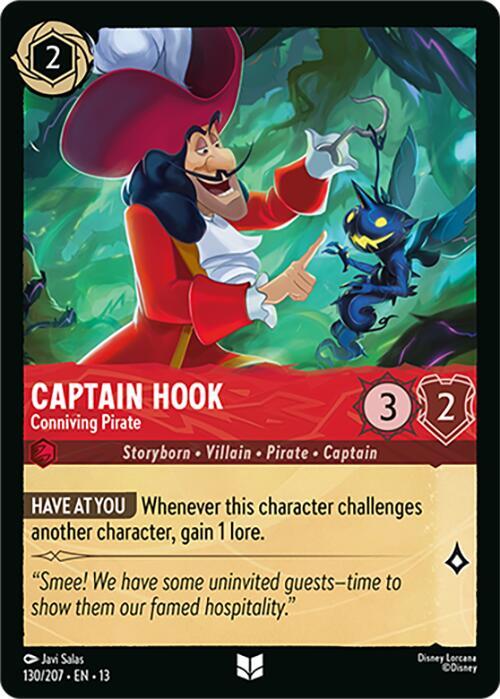 Captain Hook, Conniving Pirate 130/204 (Attack of the Vine!) 
