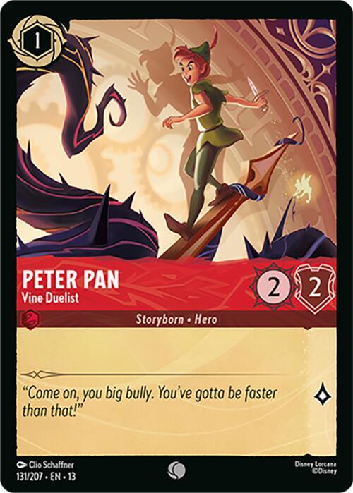Peter Pan, Vine Duelist 131/207 (Attack of the Vine!) 
