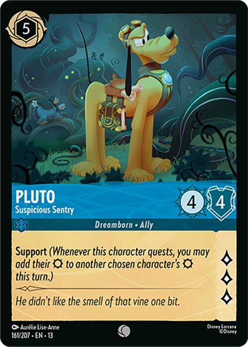 Pluto, Suspicious Sentry 161/207 (Attack of the Vine!)  - Cold Foil