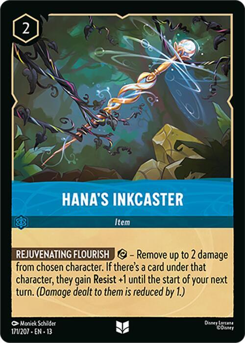 Hana's Inkcaster 171/204 (Attack of the Vine!)  - Cold Foil