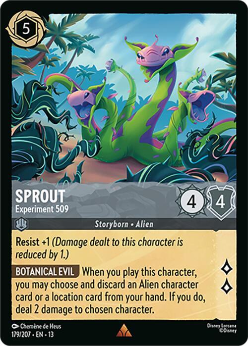 Sprout, Experiment 509 179/204 (Attack of the Vine!) 