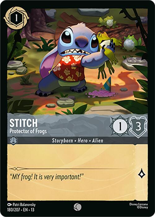 Stitch, Protector of Frogs 180/207 (Attack of the Vine!) 