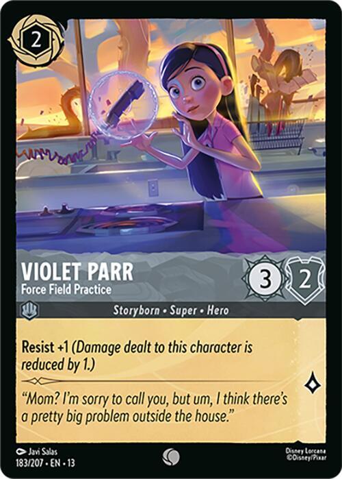 Violet Parr, Force Field Practice 183/207 (Attack of the Vine!) 