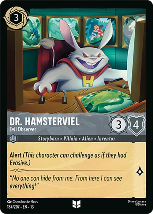 Dr. Hamsterviel, Evil Observer 184/207 (Attack of the Vine!) 