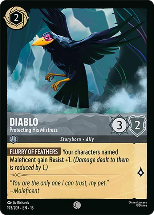 Diablo, Protecting His Mistress 193/207 (Attack of the Vine!)  - Cold Foil