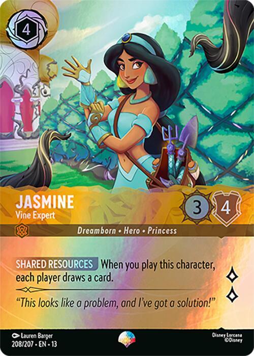 Jasmine, Vine Expert 208/207 (Attack of the Vine!)  - Holofoil