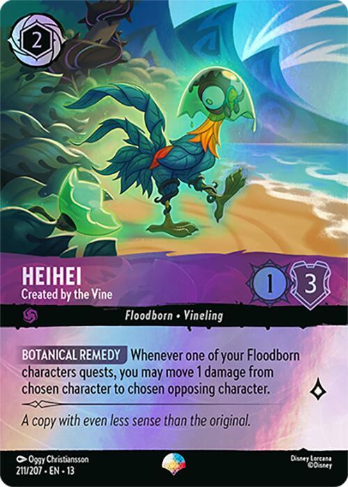 Heihei, Created by the Vine 211/204 (Attack of the Vine!)  - Holofoil
