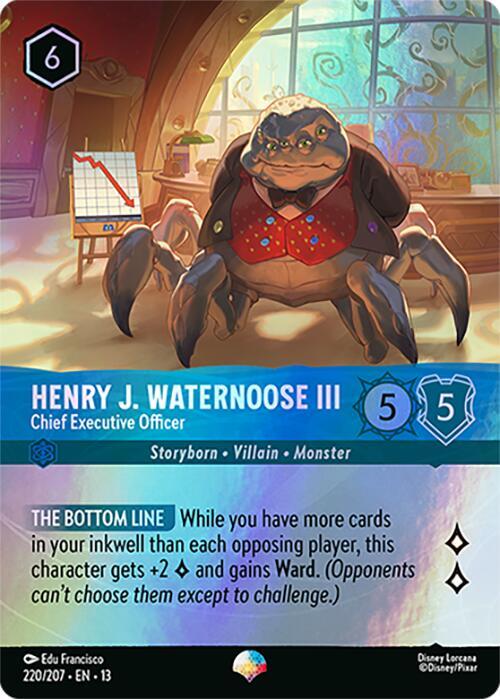 Henry J. Waternoose III, Chief Executive Officer 220/207 (Attack of the Vine!)  - Holofoil