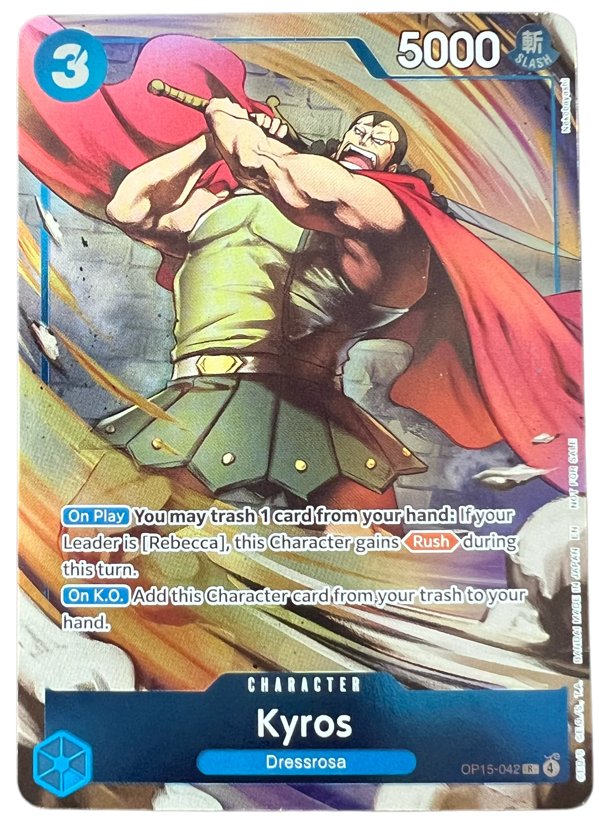 Kyros (Dash Pack) OP15-042 (Adventure on Kami's Island)  - Foil