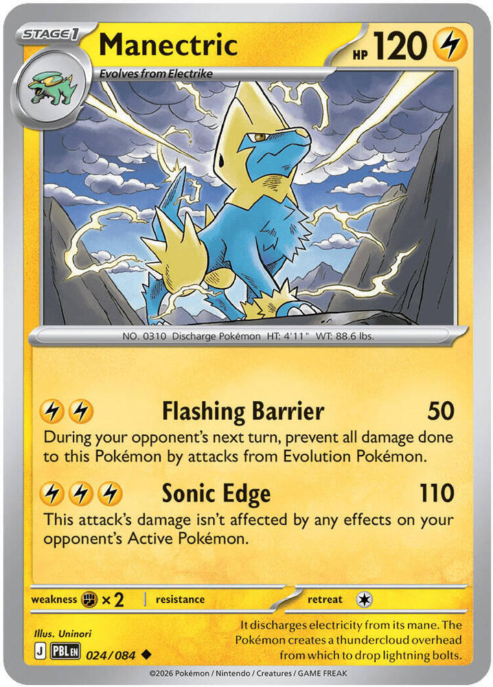 Manectric 024/084 (ME05: Pitch Black) 