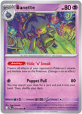 Banette 034/084 (ME05: Pitch Black)  - Reverse Holofoil