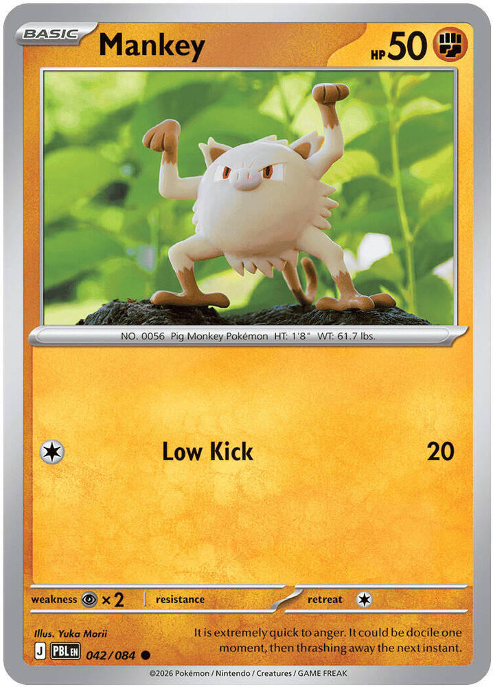 Mankey 042/084 (ME05: Pitch Black) 
