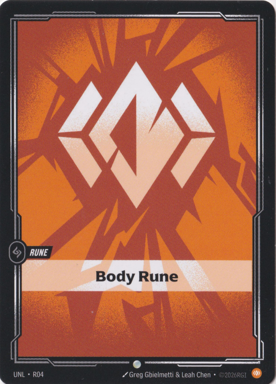 Body Rune R04 (Unleashed) 