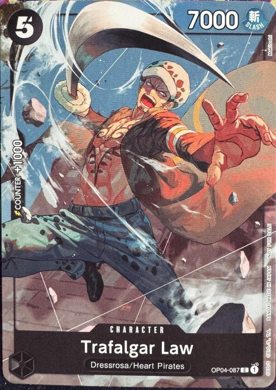 Trafalgar Law (Welcome Pack Vol.1) OP04-087 (One Piece Promotion Cards) 