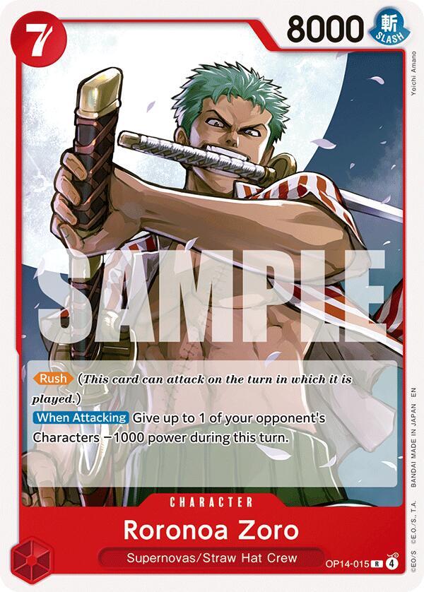 Roronoa Zoro OP14-015 (Starter Deck 31: RED Monkey.D.Luffy) 