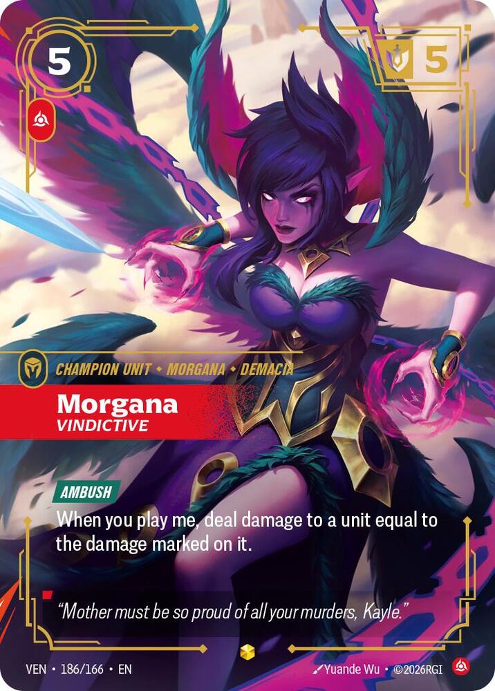 Morgana - Vindictive 186/166 (Vendetta)  - Foil